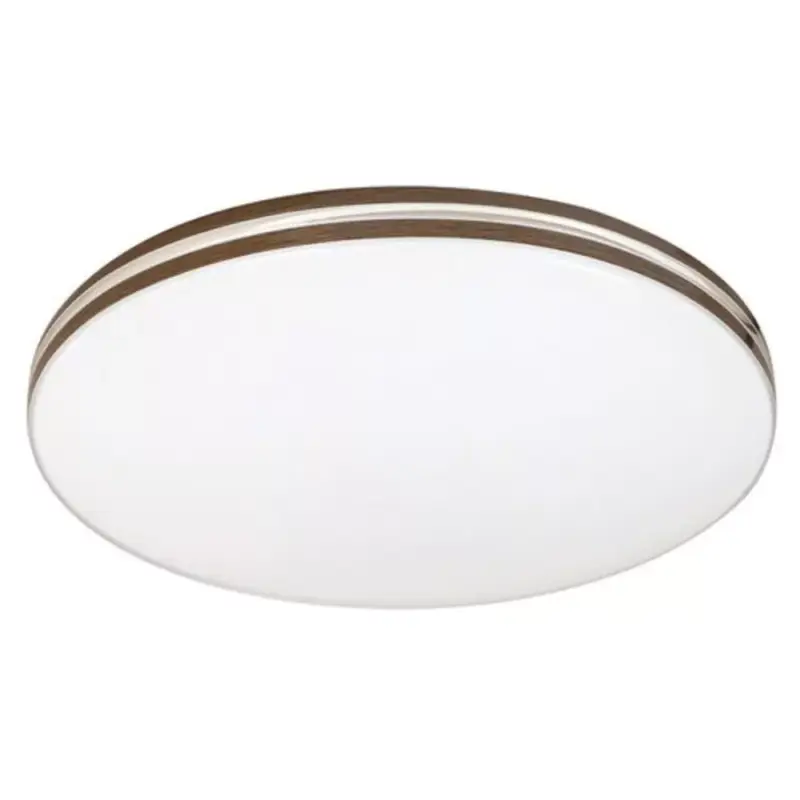 Biztonságos fizetés LED lámpatest , mennyezeti ,18W , természetes fehér , kerek , fehér/dió , Rábalux , OSCAR