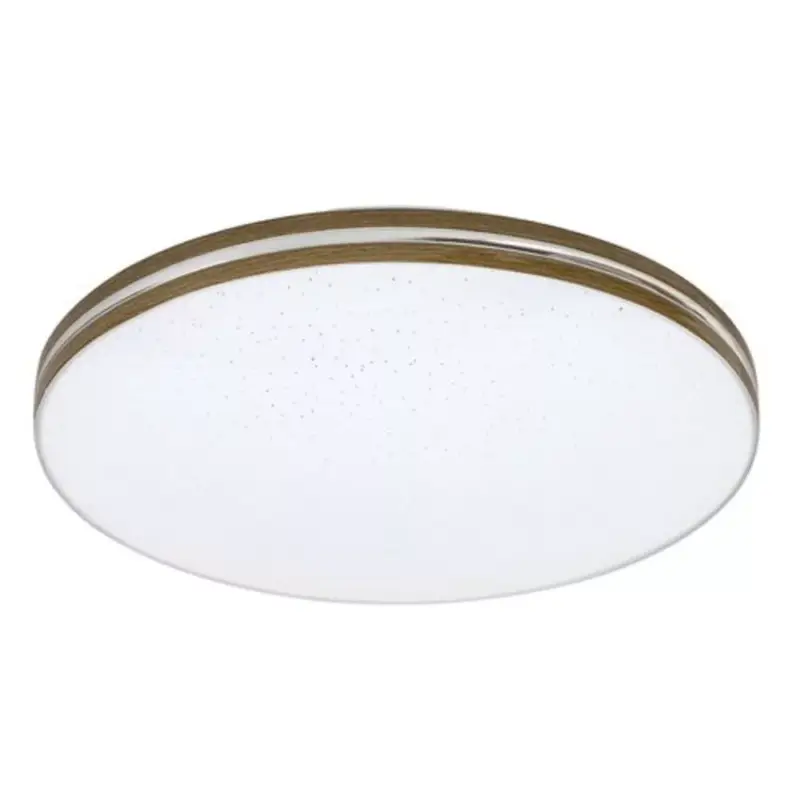 Ajánlat LED lámpatest , mennyezeti , kristály hatású , 18W , meleg fehér , kerek , fehér/dió , Rábalux , OSCAR
