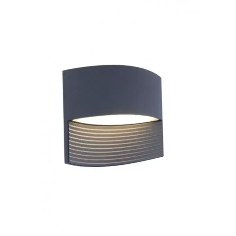 Olcsó LED lámpatest , oldalfali , 2 irányú , 11W , meleg fehér , szürke , kültéri , IP54 , LUTEC , LOTUS
