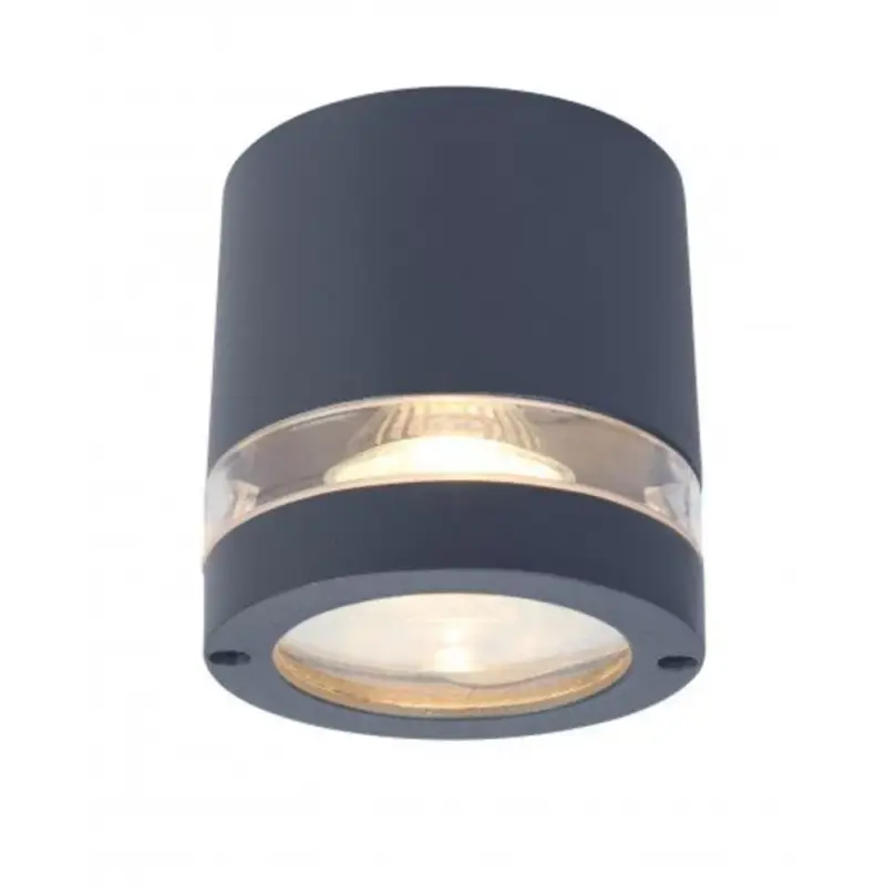 Olcsóbb LED lámpatest , mennyezeti , GU10foglalat , sötét szürke , kültéri , IP44 , LUTEC , FOCUS