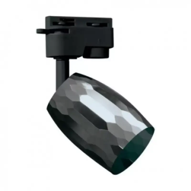 Sínes LED lámpa , track light , 1 fázisú , 2 pólusú , GU10 foglalat , fekete , STRÜHM , SEZAM Legjobb ár