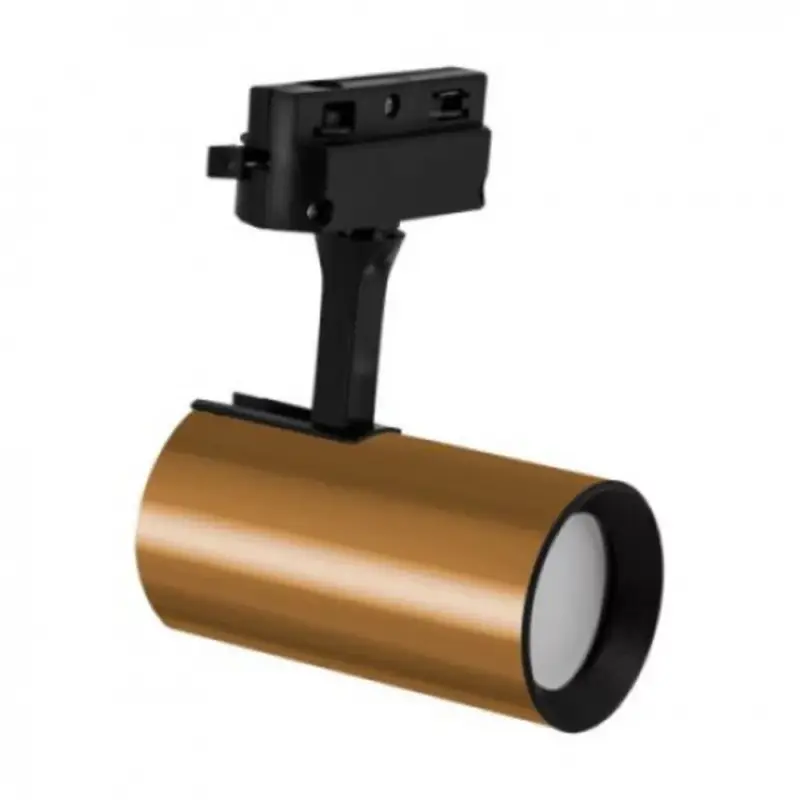 Sínes LED lámpa , track light , 1 fázisú , 2 pólusú , GU10 foglalat , arany , STRÜHM , LUTER Akció
