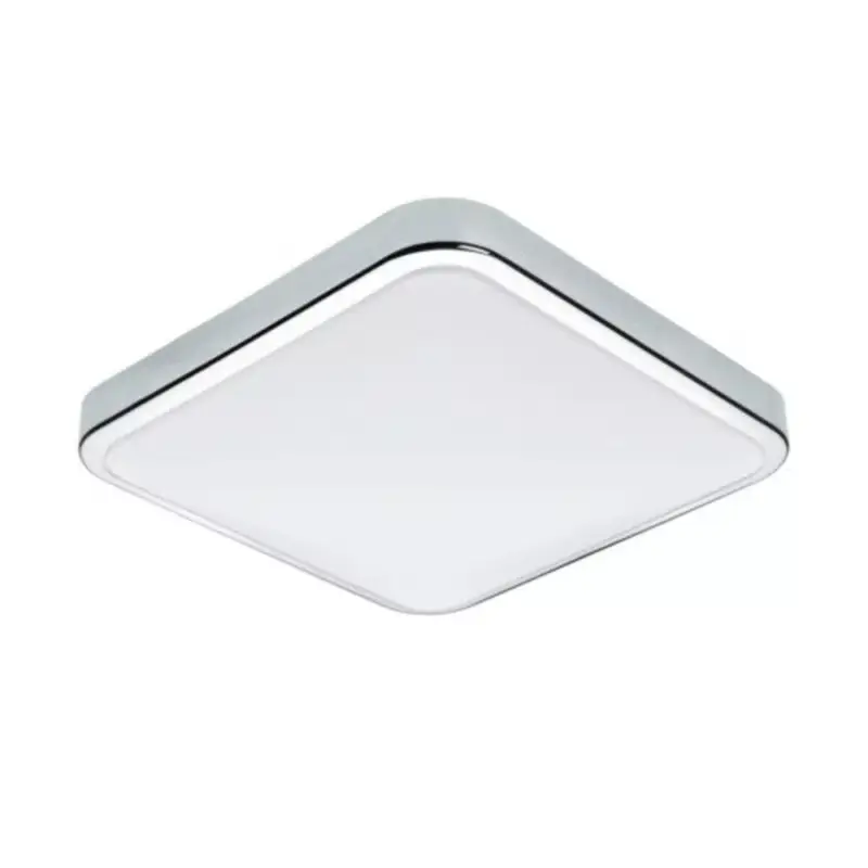 Olcsóbb LED lámpatest , mennyezeti/fali , 16 Watt , meleg fehér , króm , IP44 , EGLO , MANILVA 1 , 99229