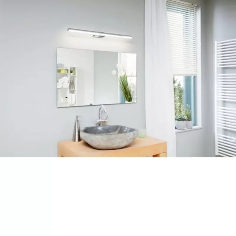 Korlátozott ajánlat LED lámpatest , tükörvilágítás , 14 Watt , 78 cm , természetes fehér , króm , IP44 , EGLO , VADUMI , 97083
