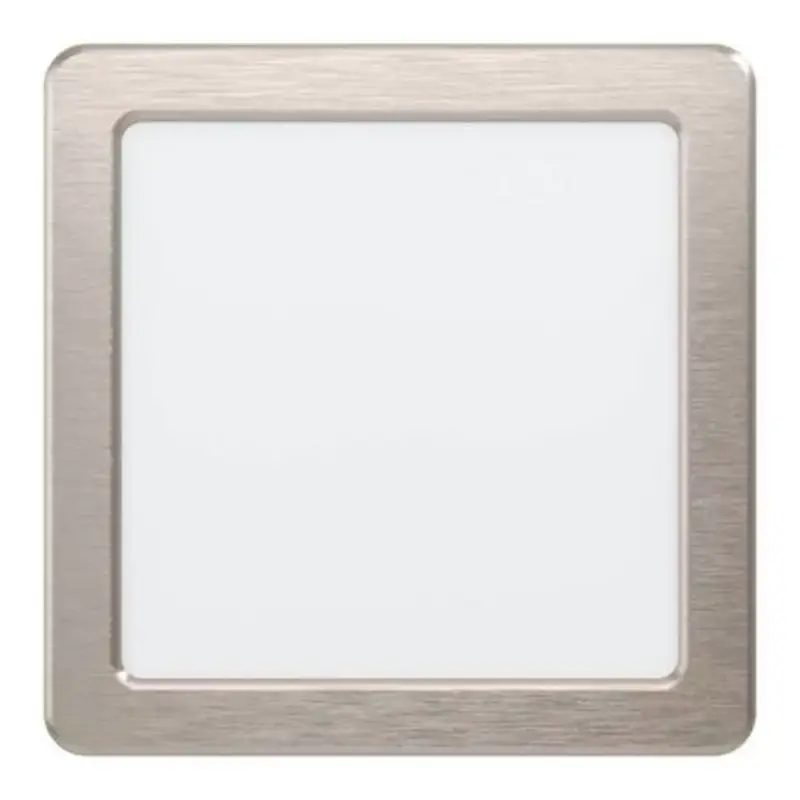 Akciós ár LED panel , 10.5W , süllyesztett , négyzet, meleg fehér , matt nikkel keret , EGLO , FUEVA 5 , 99168