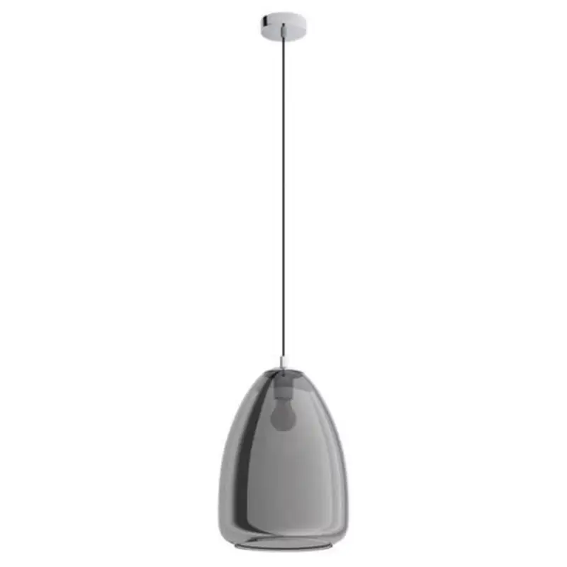 Árengedmény EGLO , 98614 , ALOBRASE , függeszték , E27 , 1X40W , IP20 , fekete-átlátszó