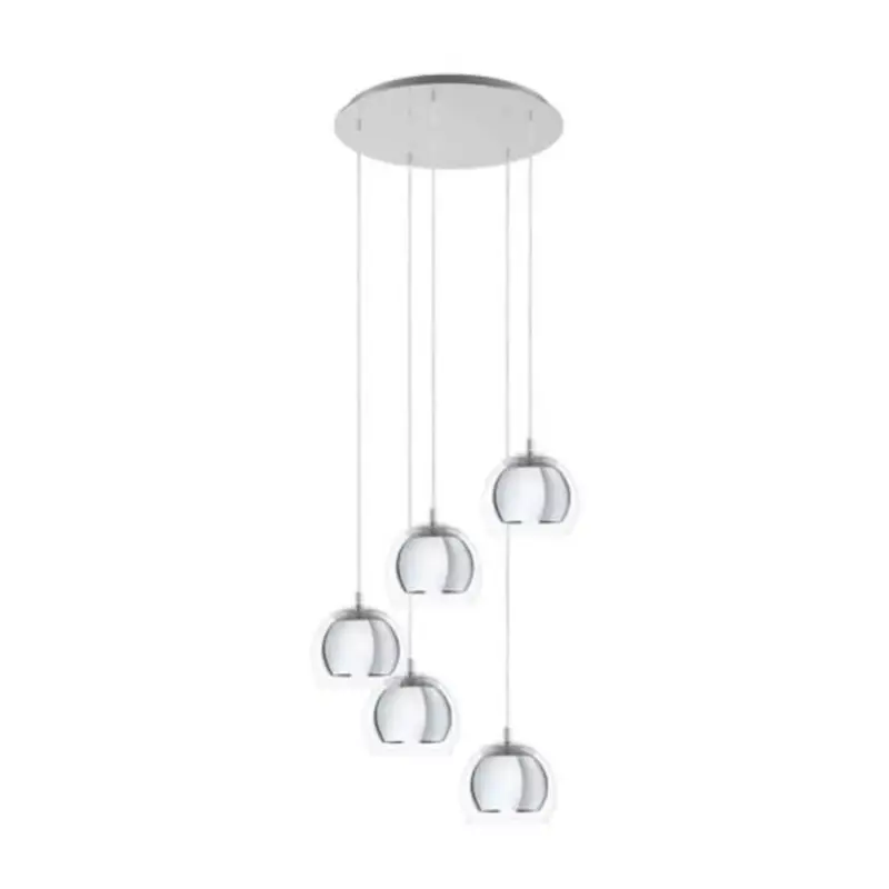 Akciós ár EGLO , 98596 , ROCAMAR 1 , függeszték , E27 , 5X28W , IP20 , átlátszó