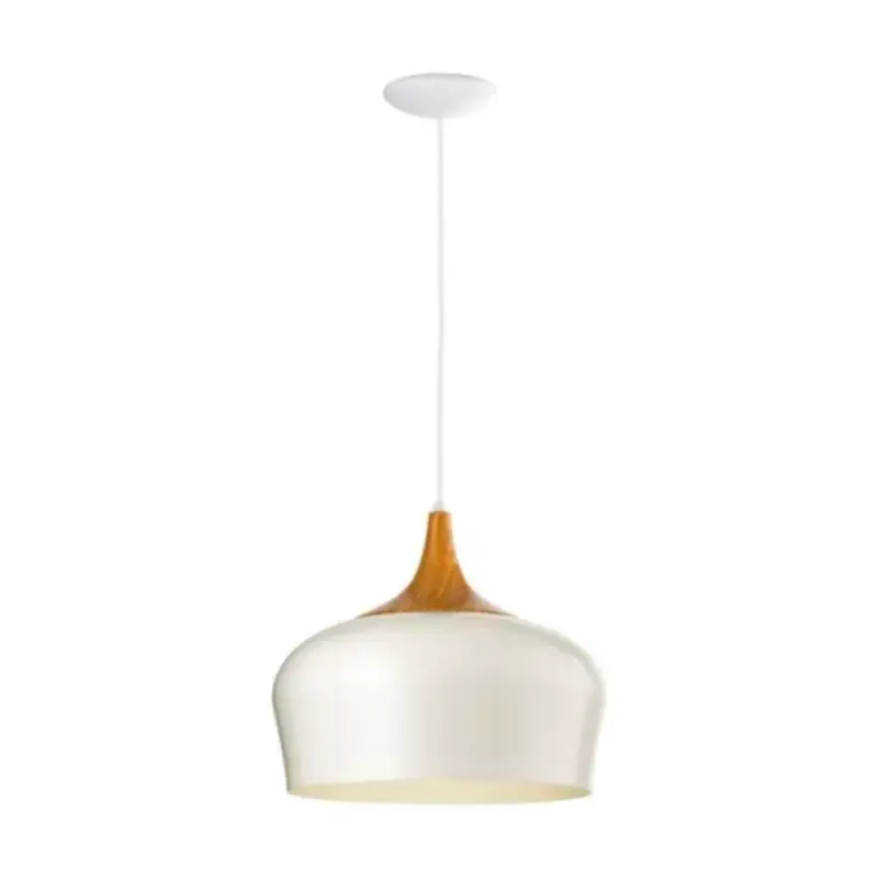 LED lámpa , függeszték , mennyezeti , krém , tölgy , 35cm , E27 foglalattal , EGLO , OBREGON Bestseller