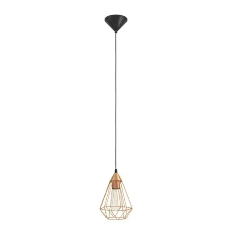 LED lámpa függeszték , mennyezeti , E27 , acél , réz , EGLO , TARBES , 94193 Utolsó esély