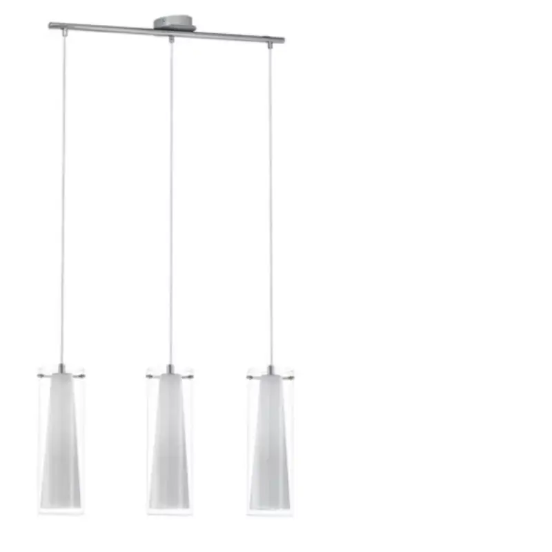 EGLO , 89833 , PINTO , függeszték , E27 , 3X40W , IP20 , átlátszó, fehér Outlet