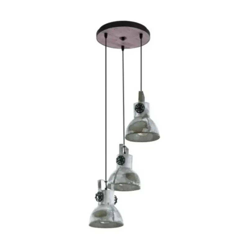 EGLO , 49647 , BARNSTAPLE , függeszték , E27 , 3X40W , IP20 , kopott hatású horganyzott Kedvezményes ár