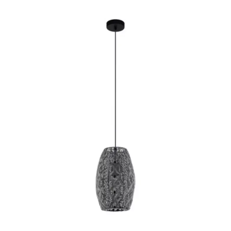 EGLO , 43391 , RIYADH , függeszték , E27 , 1X40W , IP20 , antikolt fekete Újdonság