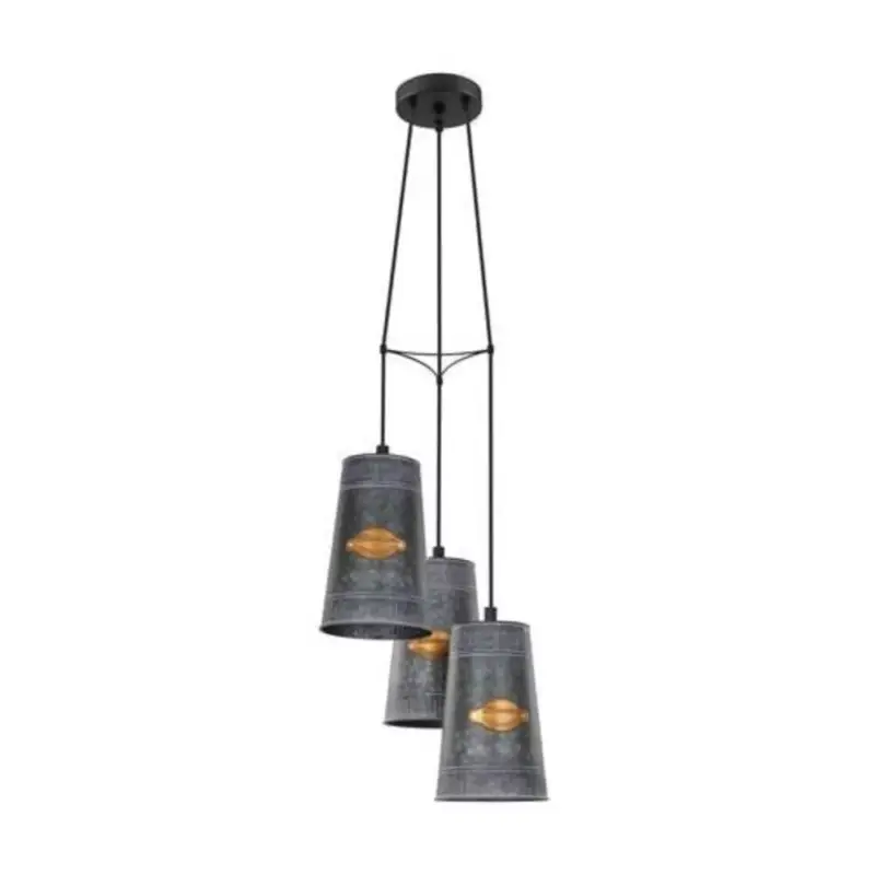 EGLO , 43108 , HONEYBOURNE , függeszték , E27 , 3X60W , IP20 , horganyzott, antikolt arany Árengedmény