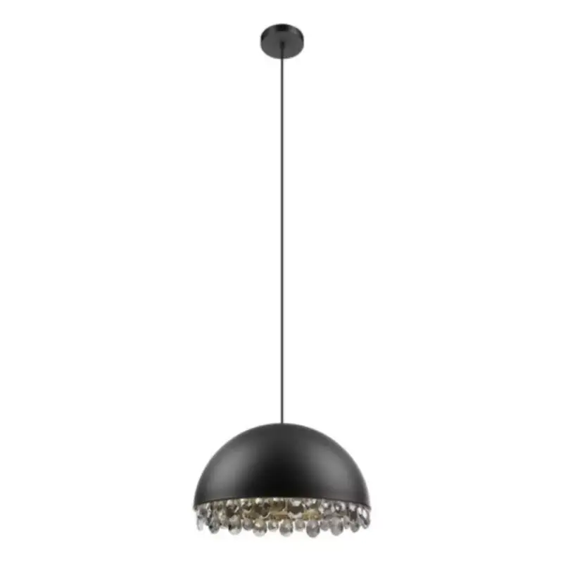 Expressz szállítás EGLO , 39949 , GAETANO 2 , függeszték , E27 , 1X40W , IP20 , fekete, arany, fekete-átlátszó