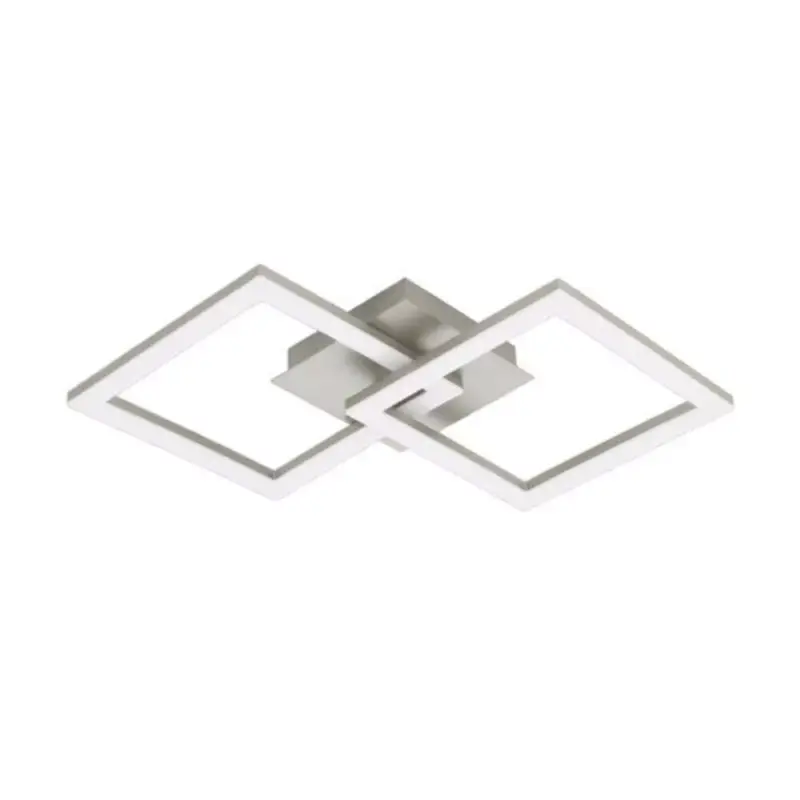 Kedvezmény LED lámpatest , mennyezeti , 20W , meleg fehér , matt nikkel ,EGLO , HUERTA , 75179