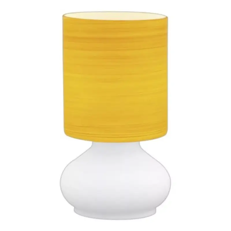 EGLO , 13956 , LEONOR , asztali lámpa , E27 , 1X60W , IP20 , fehér, narancssárga Kihagyhatatlan ajánlat