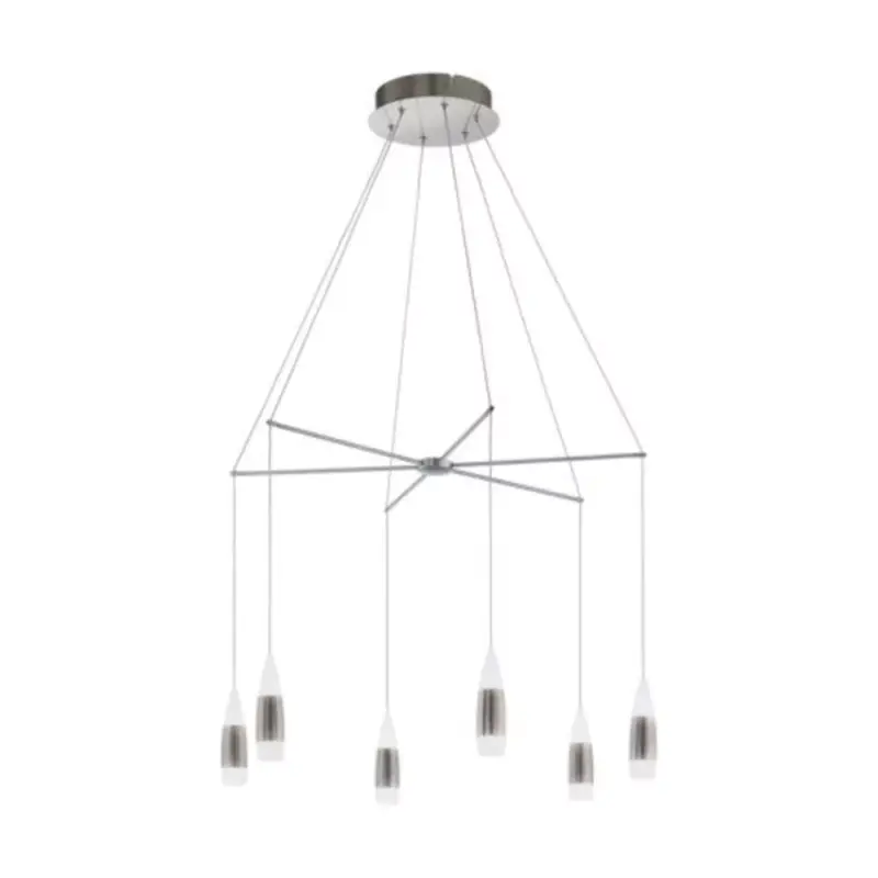 EGLO , 39326 , SANTIGA , függeszték , 3000 K , LED , 12X3,2W , Yes , IP20 , fehér, matt nikkel Legjobb ár