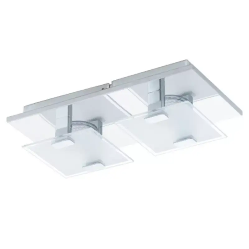 EGLO , 93312 , VICARO , fali-mennyezeti lámpa , 3000 K , LED , 2X2,5W , IP20 , fehér, átlátszó Népszerű