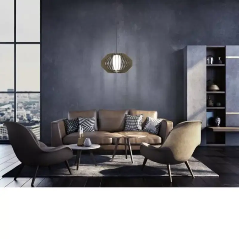 EGLO , 900386 , RUSTICARIA , függeszték , E27 , 1X40W , IP20 , barna, fehér Csak ma