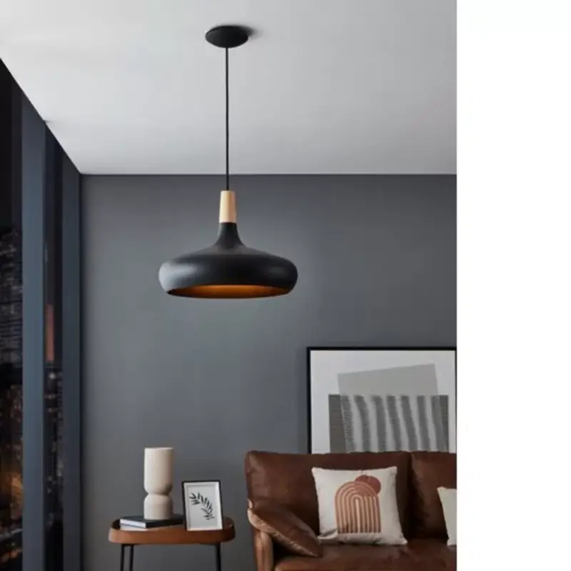 LED lámpa , függeszték , mennyezeti , E27 foglalat , fekete , EGLO , SABINAR , 900163 Biztonságos fizetés