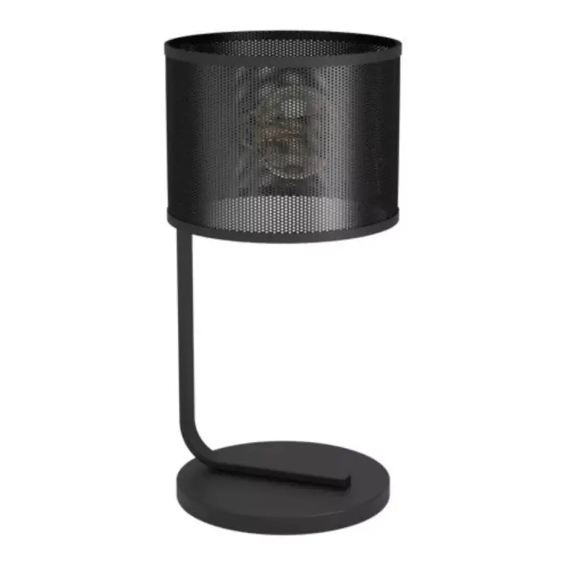 LED lámpa , asztali , éjjeli lámpa , állólámpa , E27 foglalat , acél , fekete , EGLO , MANBY , 43797 Kedvezményes ár