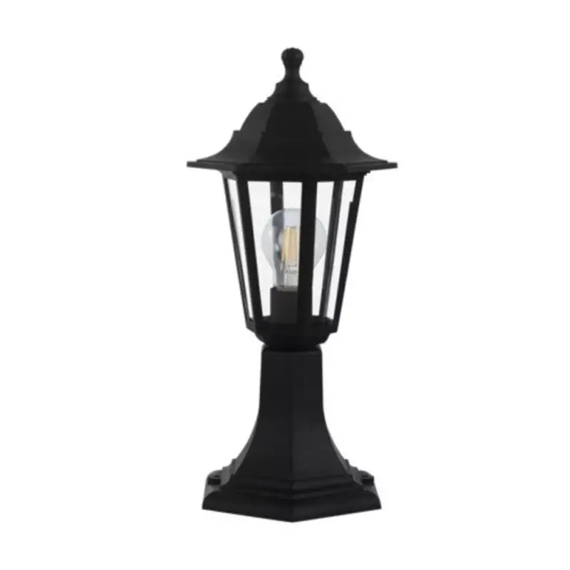 LED lámpa , állólámpa , E27 foglalat , 42 cm , fekete , kültéri , EGLO , DUANERA , 33779 Legnépszerűbb