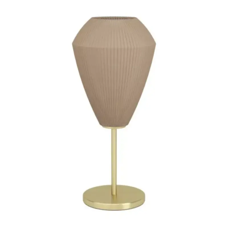 Gyors szállítás EGLO , 900814 , CAPRAROLA , asztali lámpa , E27 , 1X40W , IP20 , homokszín