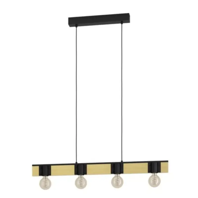Végkiárusítás EGLO , 43902 , BAILRIGG , függeszték , E27 , 4X40W , IP20