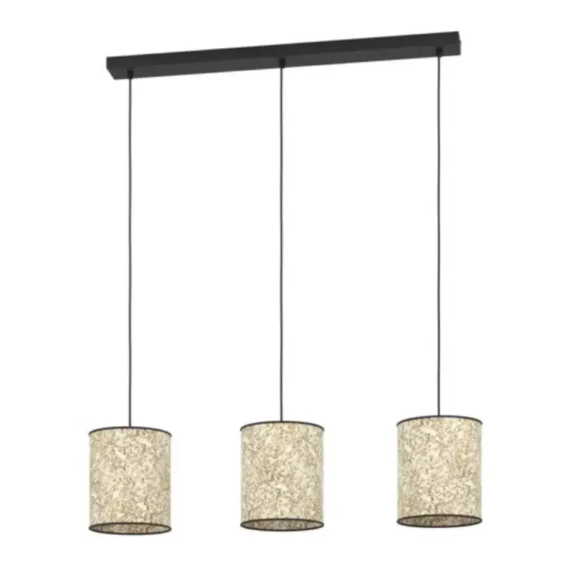 Olcsó EGLO , 43937 , BUTTERBURN , függeszték , E27 , 3X25W , IP20 , bézs, zöld