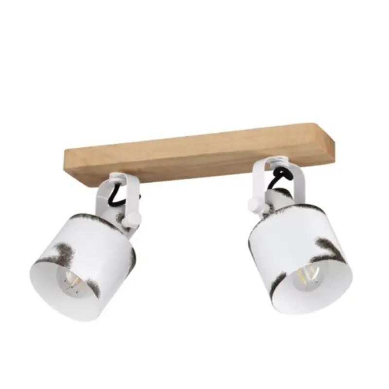 Azonnal elérhető EGLO , 43922 , KILBURN , spot lámpa , E27 , 2X40W , IP20 , fehér, barna