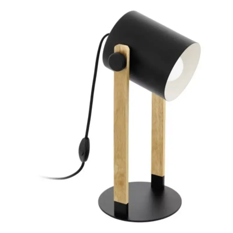 Azonnal elérhető EGLO , 43519 , HORNWOOD , asztali lámpa , E27 , 1X28W , IP20 , barna