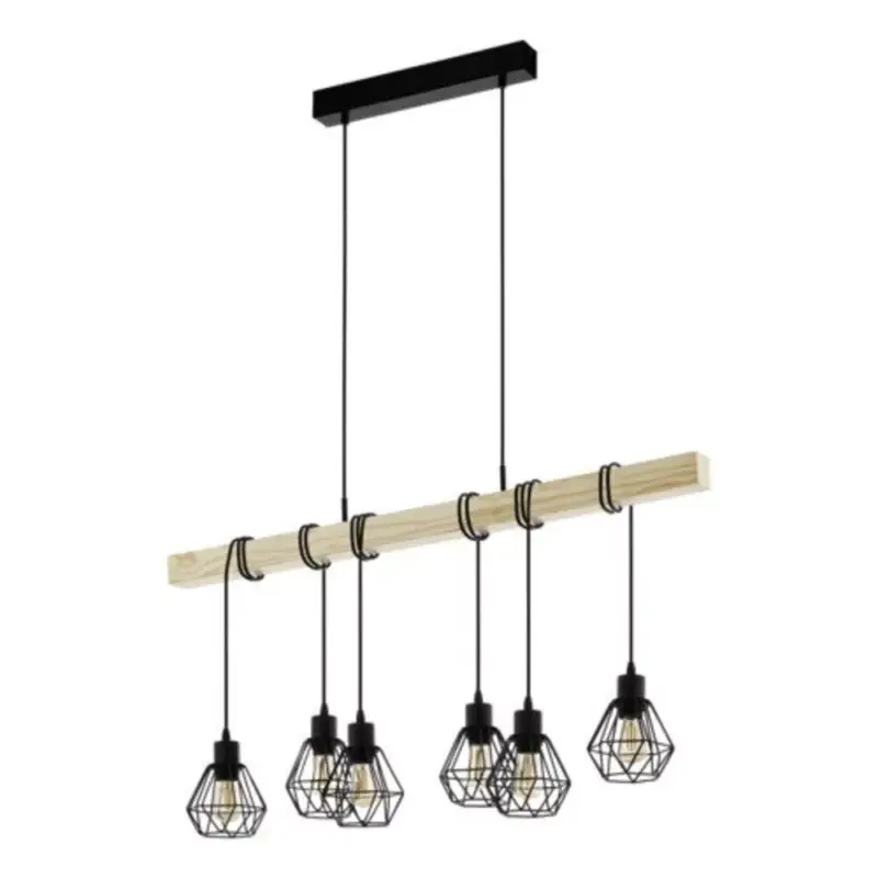 Kihagyhatatlan ajánlat EGLO , 44076 , TOWNSHEND 5 , függeszték , E27 , 6X60W , IP20