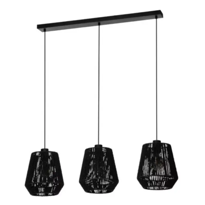 Kedvezmény EGLO , 44106 , PERSLEY , függeszték , E27 , 3X60W , IP20 , fekete