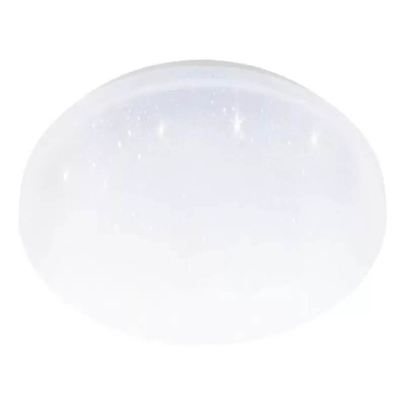 LED lámpa , fali , mennyezeti , 11W , kerek , fehér , 26 cm , meleg fehér , műanyag , kristály hatású , EGLO , ECO RANGE , POGLIOLA-E , 74066 Szezonális akció