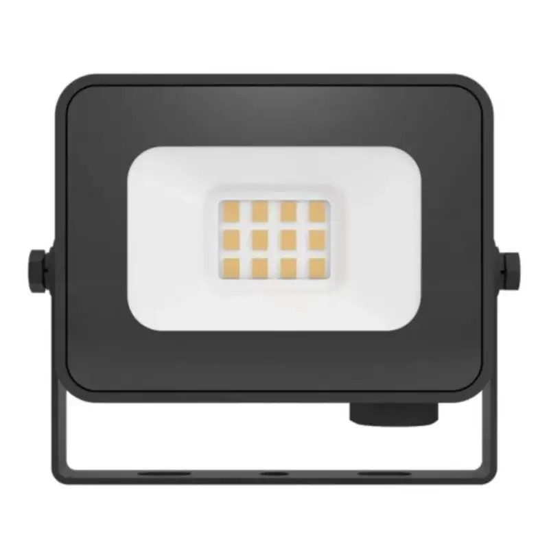 LED reflektor , 10W , természetes fehér , fekete , alumínium , üveg , IP65 , EGLO , ECO RANGE , RISACCA-E , 74011 Szuper akció