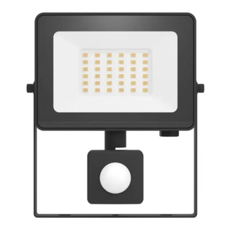 LED reflektor , 30W , természetes fehér , fekete , alumínium , üveg , mozgásérzékelős ,IP65 , EGLO , ECO RANGE , RISACCA-E , 74016 Korlátozott ajánlat