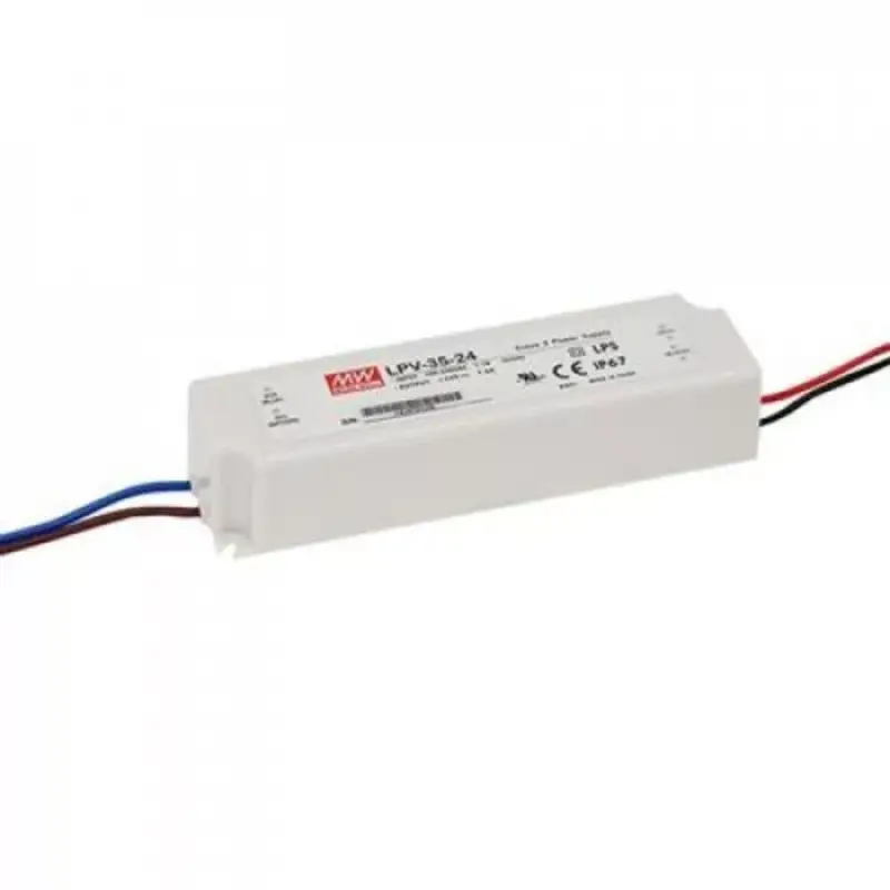 Árengedmény LED tápegység , Mean Well , LPV-35-12 , 12 Volt , 35 Watt , Slim , IP67