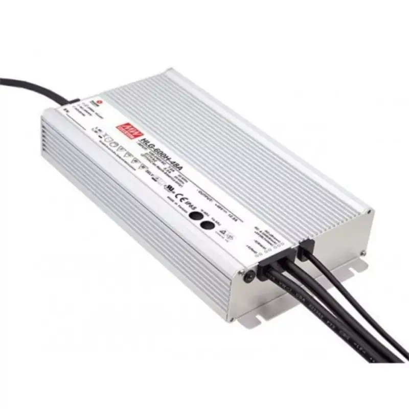 Biztonságos fizetés LED tápegység , Mean Well , HLG-600H-12A , 12 Volt , 600 Watt , IP65