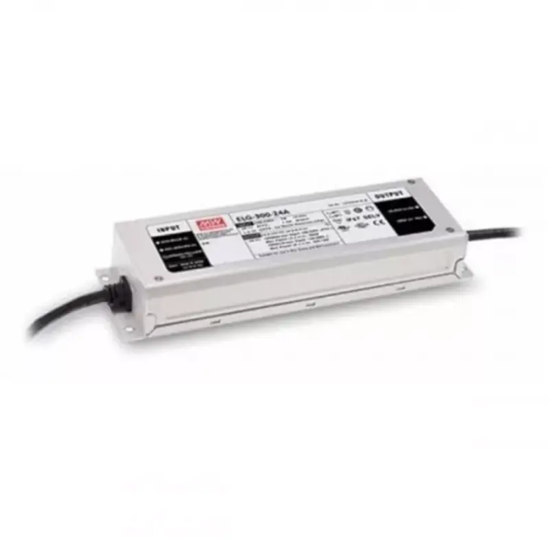 LED tápegység , Mean Well , ELG-300-24A , 24 Volt , 300 Watt , IP65 Expressz szállítás