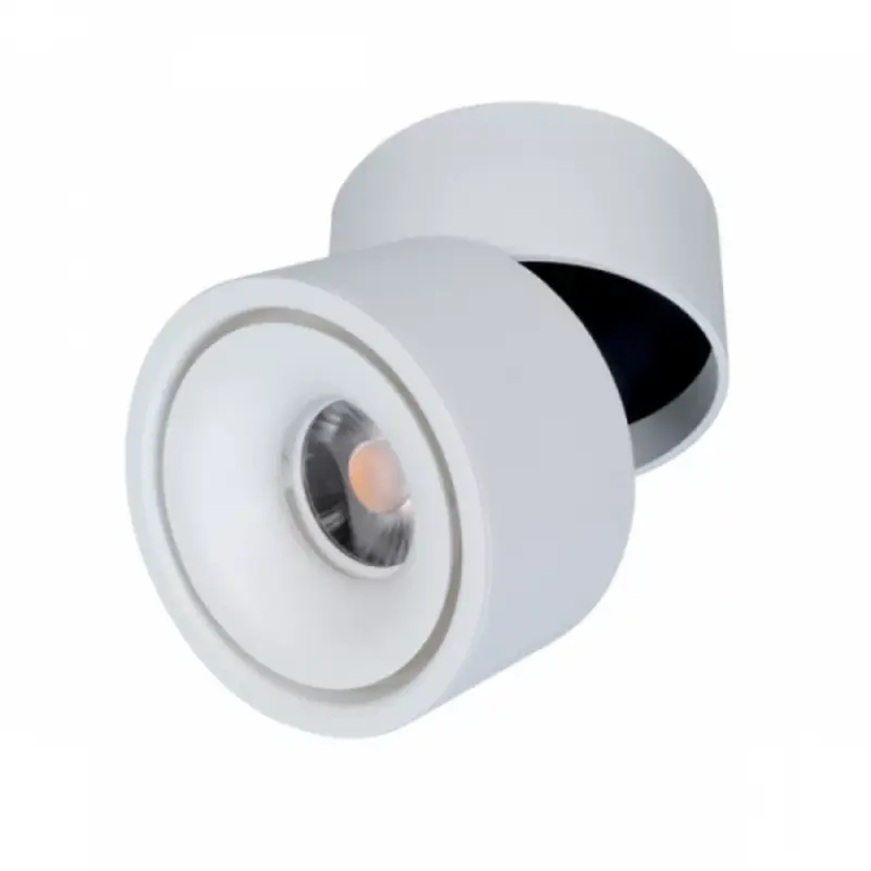 Árcsökkenés LED fényvető , mennyezetre szerelhető , 10 Watt , billenthető , 24° , hideg fehér , fehér , Elmark