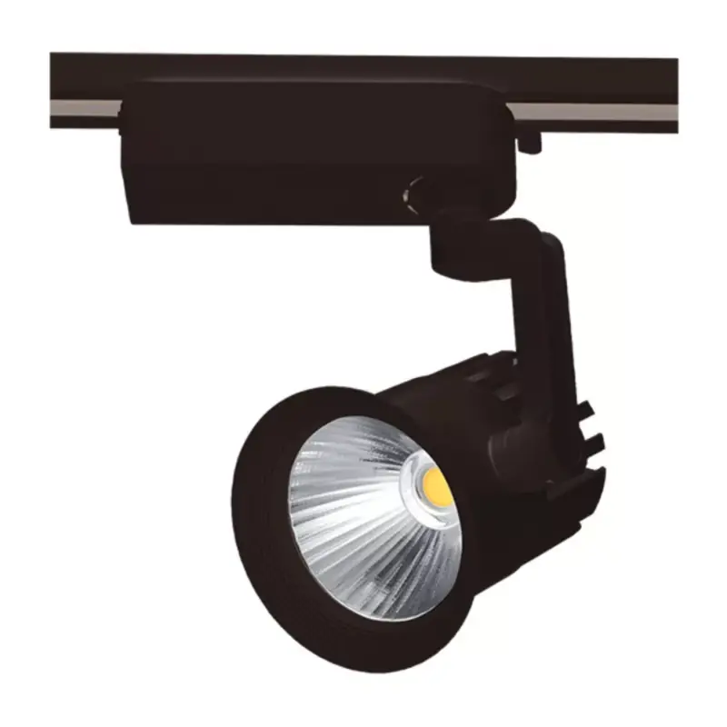 Sínes LED lámpa , track light , 1 fázisú , 2 pólusú , 30 Watt , 60° , hideg fehér , fekete , Elmark Rendeld meg most