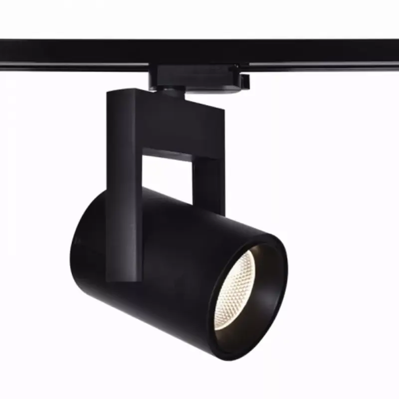 Sínes LED lámpa , track light , 3 fázisú , 4 pólusú , 35 Watt , meleg fehér , fekete , ELMARK Csak ma