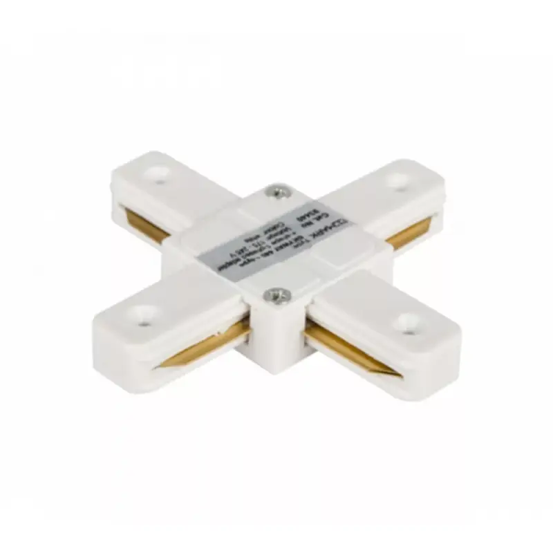 Utolsó esély Track light sín adapter , 1 fázisú , 2 pólusú , X típus , fehér , Elmark