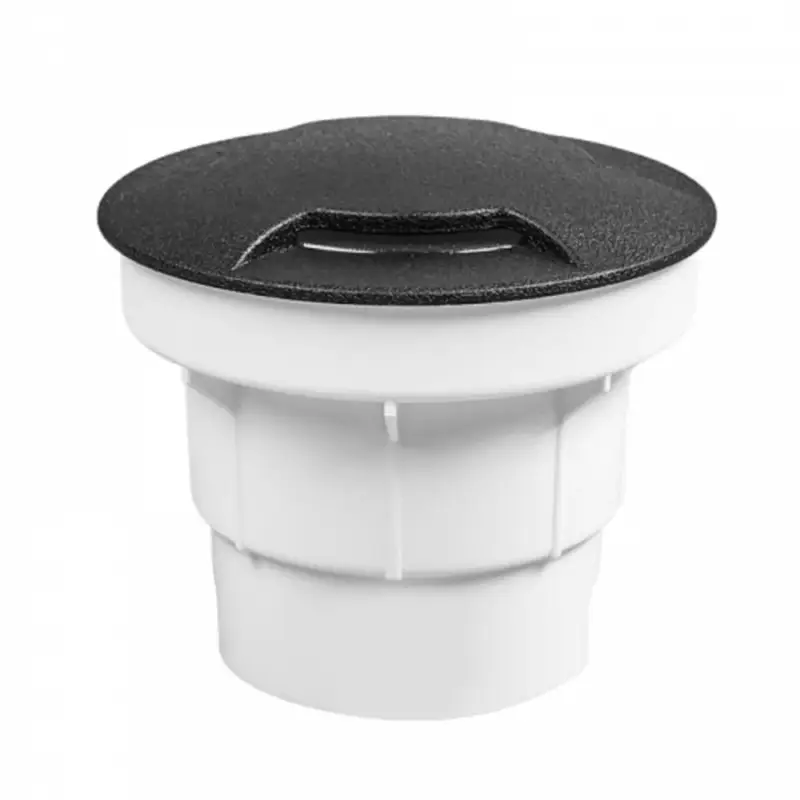 Népszerű LED lámpatest , taposólámpa , 3.5W , kerek , természetes fehér , fekete tető , CECI , IP67