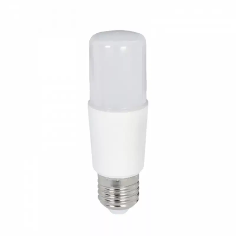 Árengedmény LED lámpa , égő , henger , T45 , E27 foglalat , 15 Watt , hideg fehér , Stick