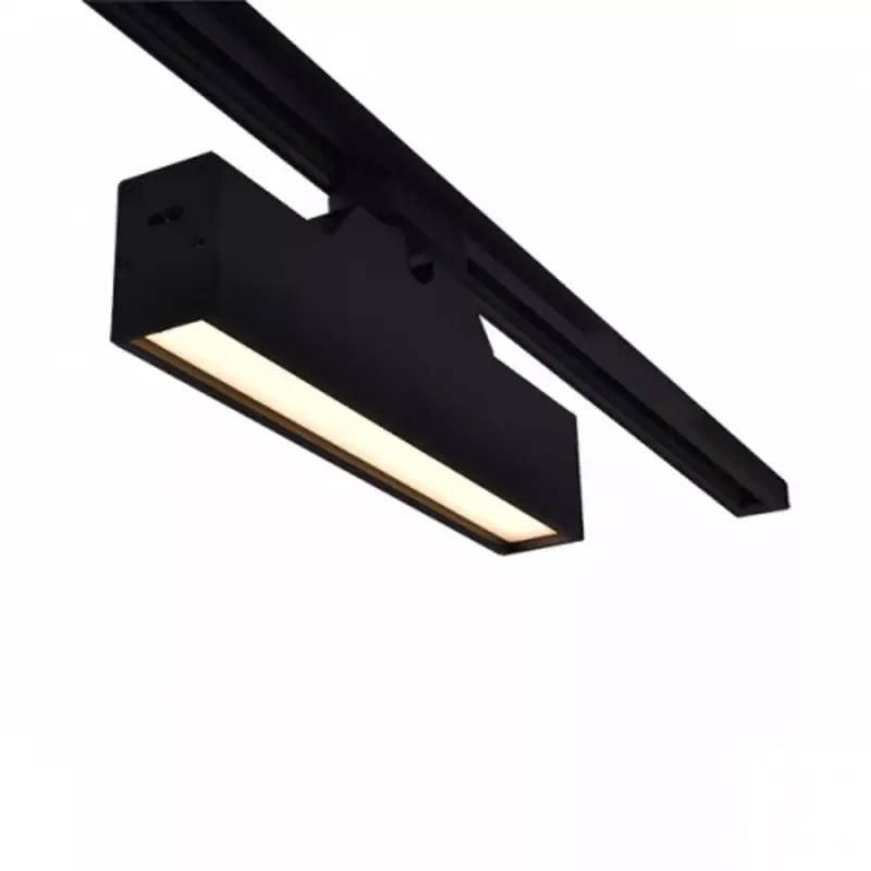 Akció Sínes LED lámpa , track light , lineáris , 1 fázisú , 2 pólusú , 12 Watt , 28 cm , CCT , fekete , Elmark , K30