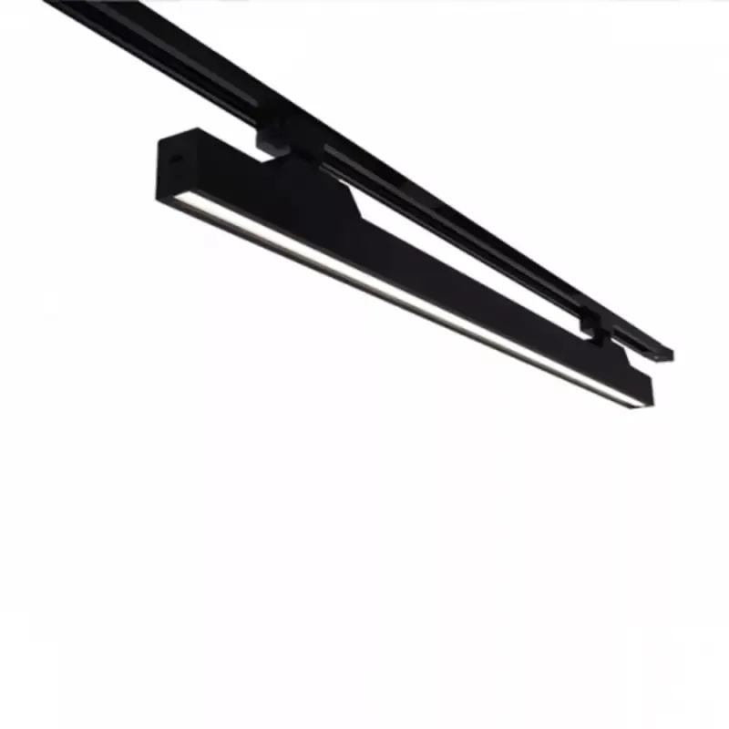 Sínes LED lámpa , track light , lineáris , 3 fázisú , 4 pólusú , 24 Watt , 56 cm , CCT , fekete , Elmark , K30 Bestseller
