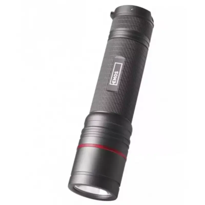 Olcsó LED zseblámpa , professzionális , tölthető , állítható fókuszú , 3 világítási mód , USB , dimmelhető , IP65