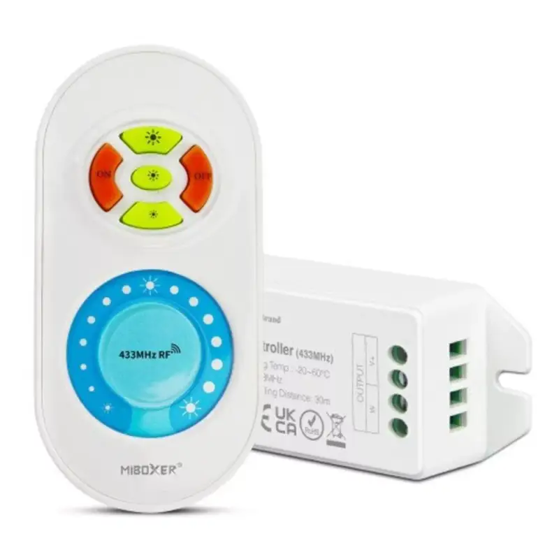 Rádiófrekvenciás távirányító , dimmer és vezérlő egy csomagban , 433 MHz , Miboxer (Mi-Light) , FUT041 Gyors szállítás