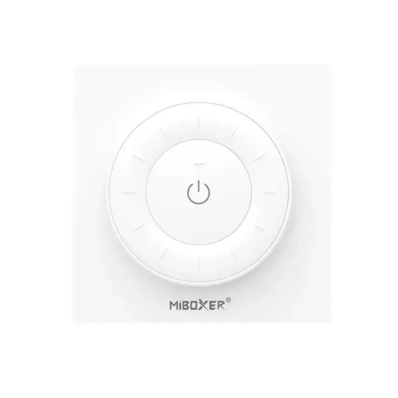 Népszerű Vezeték nélküli , elemes , fali , tekerős ,fali konzollal , dimmer , tavirányító , mágneses , 2.4GHz , rádiófrekvenciás , CCT , fehér , Miboxer (Mi-Light), K3